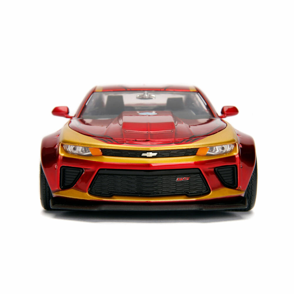 Jada Marvel Iron Man 2016 Chevy Camaro SS, model car, model car, model vehicle, scale 1:24, 253225003