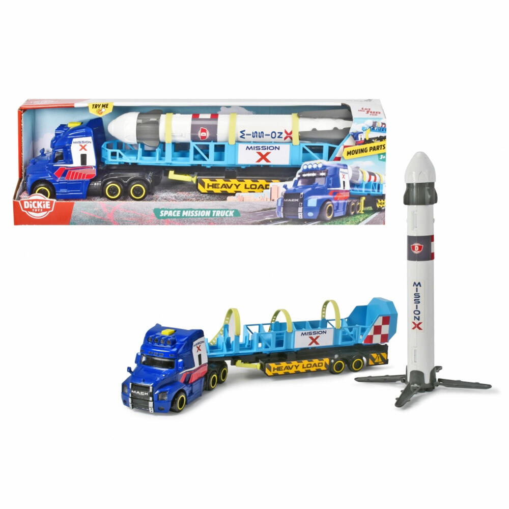 Dickie Toys Space Mission Truck, heavy transporter, truck, toy car, toy car, 203747010