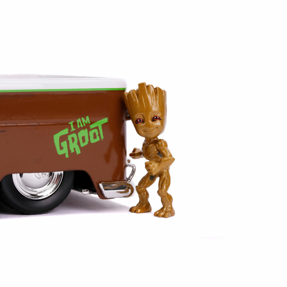 Jada Jada Marvel Groot 1963 Bus Truck, model car, model car, model vehicle, figure, scale 1:24, 253225013