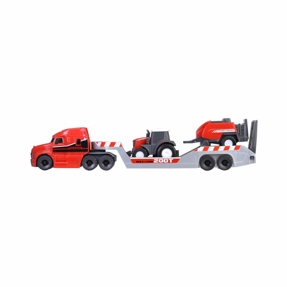 Dickie Toys Massey Ferguson Micro Farm Truck, Farm Vehicles, Toy Car, Toy Car, 203735004