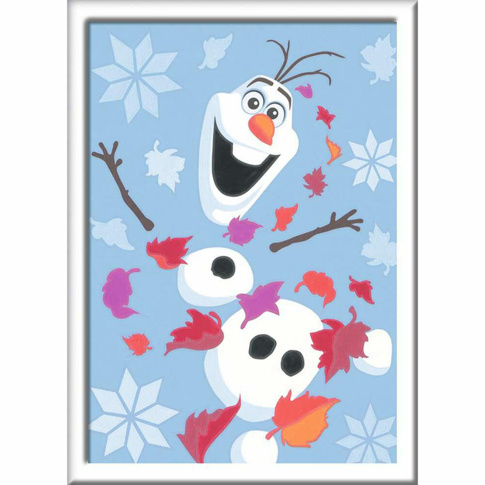 Ravensburger Malen nach Zahlen Fröhlicher Olaf D, Mal-Set für Kinder, 28484