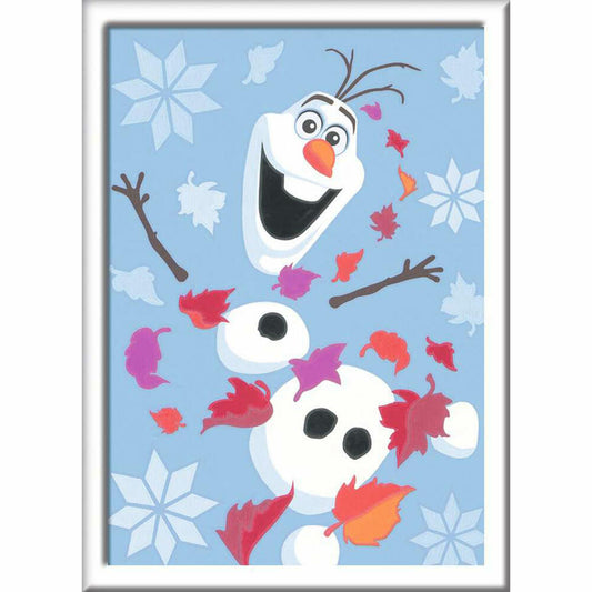 Ravensburger Malen nach Zahlen Fröhlicher Olaf D, Mal-Set für Kinder, 28484