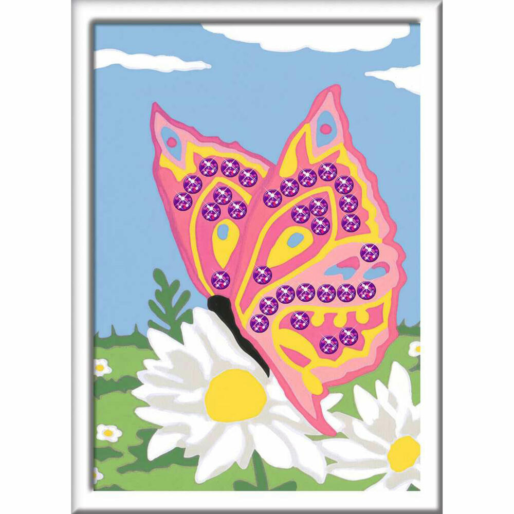 Ravensburger Malen nach Zahlen Schmetterling, Mal-Set für Kinder, 28474