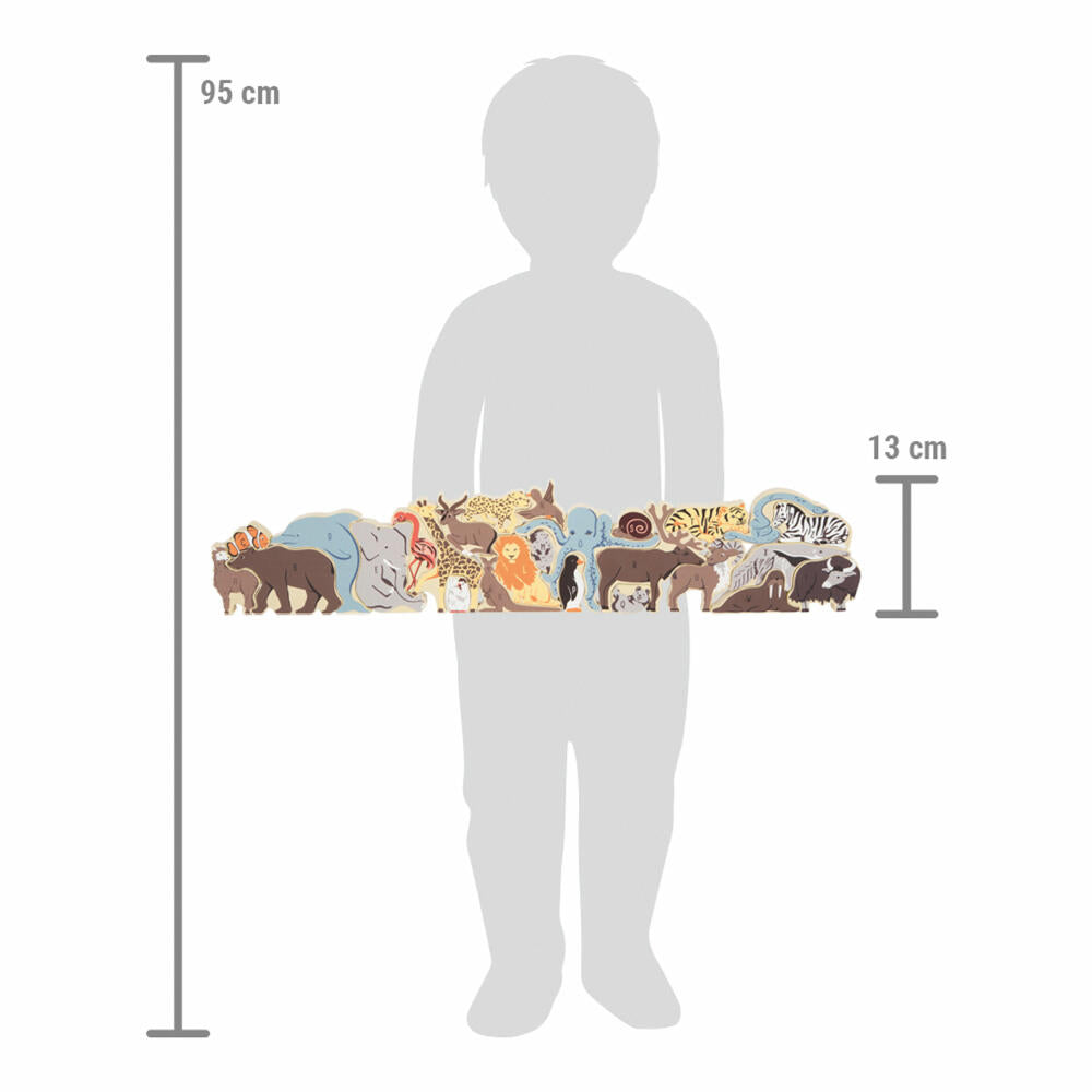 Legler Small Foot Buchstabenpuzzle Tiere, Lernspielzeug, ab 3 Jahren, 12465