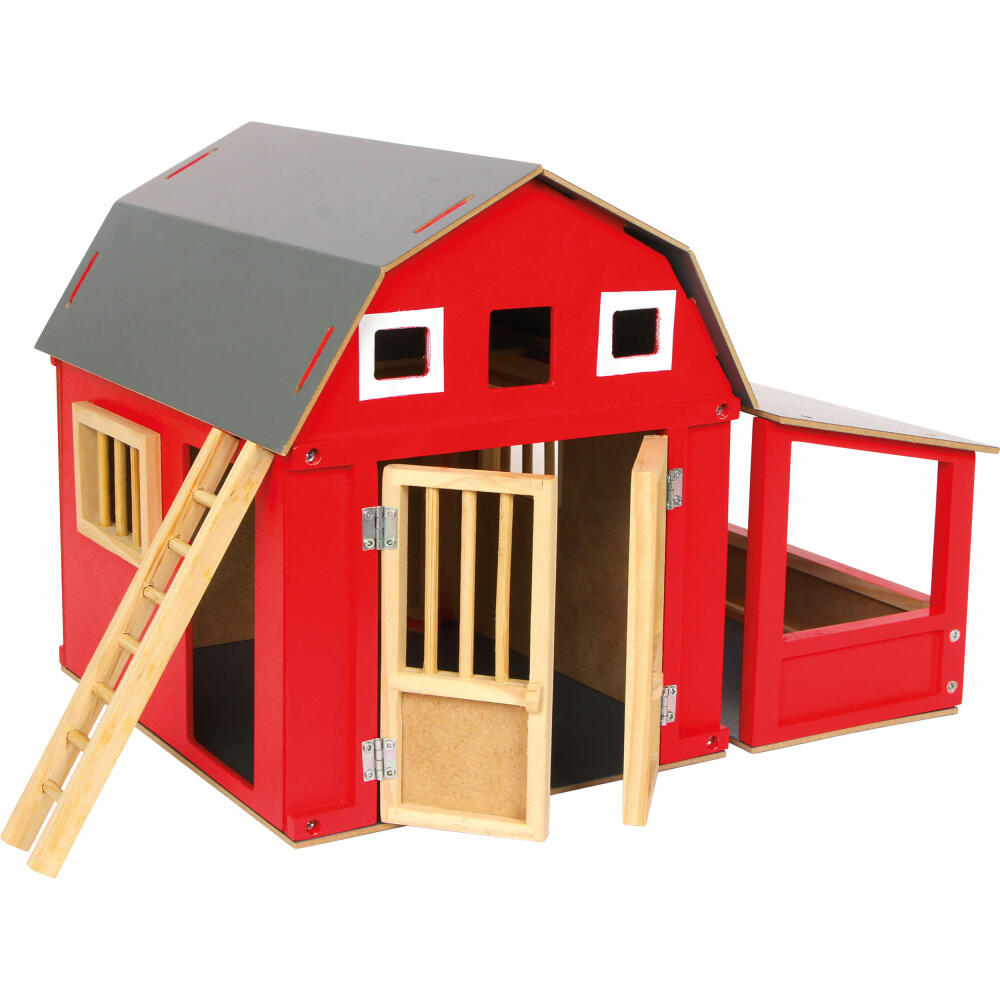 Legler small foot Scheune Alabama, Holzscheune, Stall, Spielwelt, Kinder Spielzeug, Holz, 8555