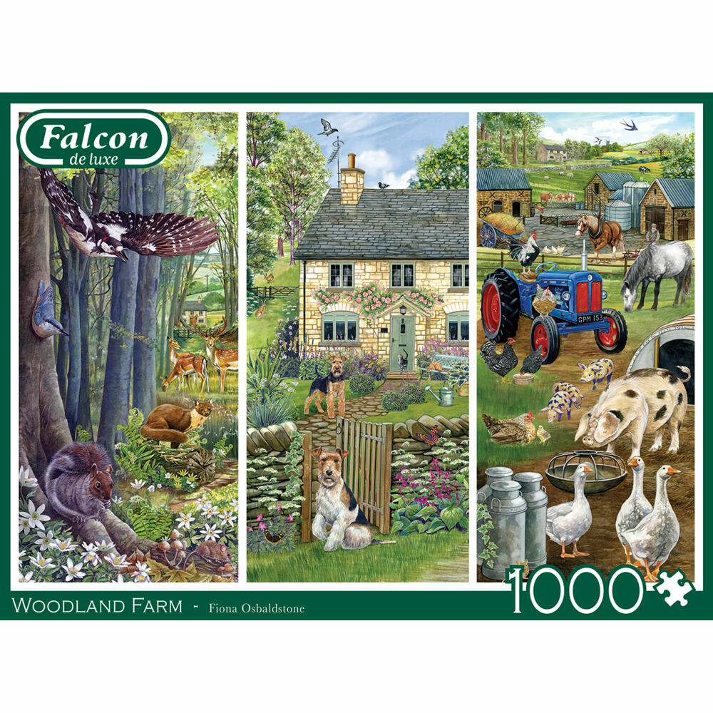 Jumbo Spiele Woodland Farm, Puzzle, Erwachsenenpuzzle, 1000 Teile, 1110500242