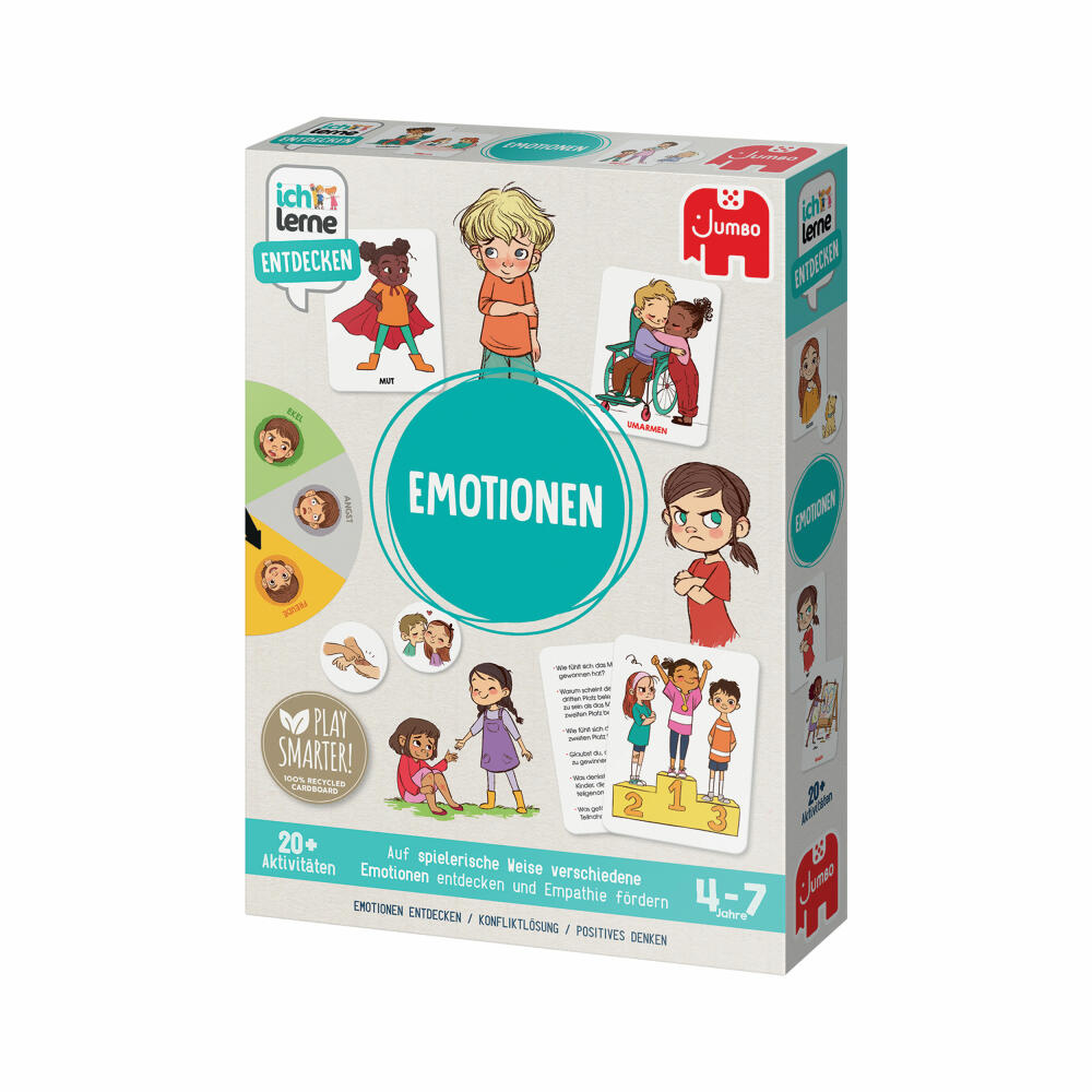Jumbo Spiele Ich lerne Entdecken - Emotionen, Lernspiel, Kinderspiel, Kinder Spiel, ab 4 Jahren, 1110100048