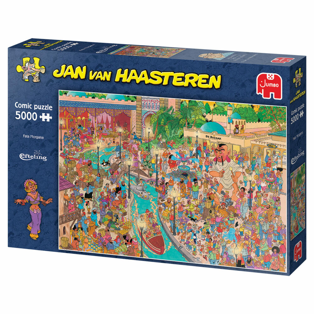 Jumbo Spiele Jan van Haasteren Efteling Fata Morgana, Comic Puzzle, Erwachsenenpuzzle, 5000 Teile, 1110100313