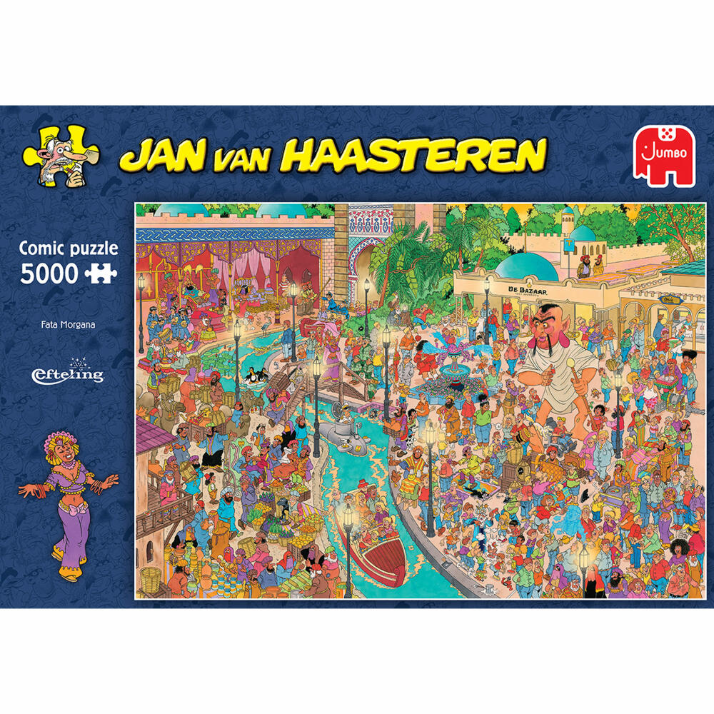 Jumbo Spiele Jan van Haasteren Efteling Fata Morgana, Comic Puzzle, Erwachsenenpuzzle, 5000 Teile, 1110100313