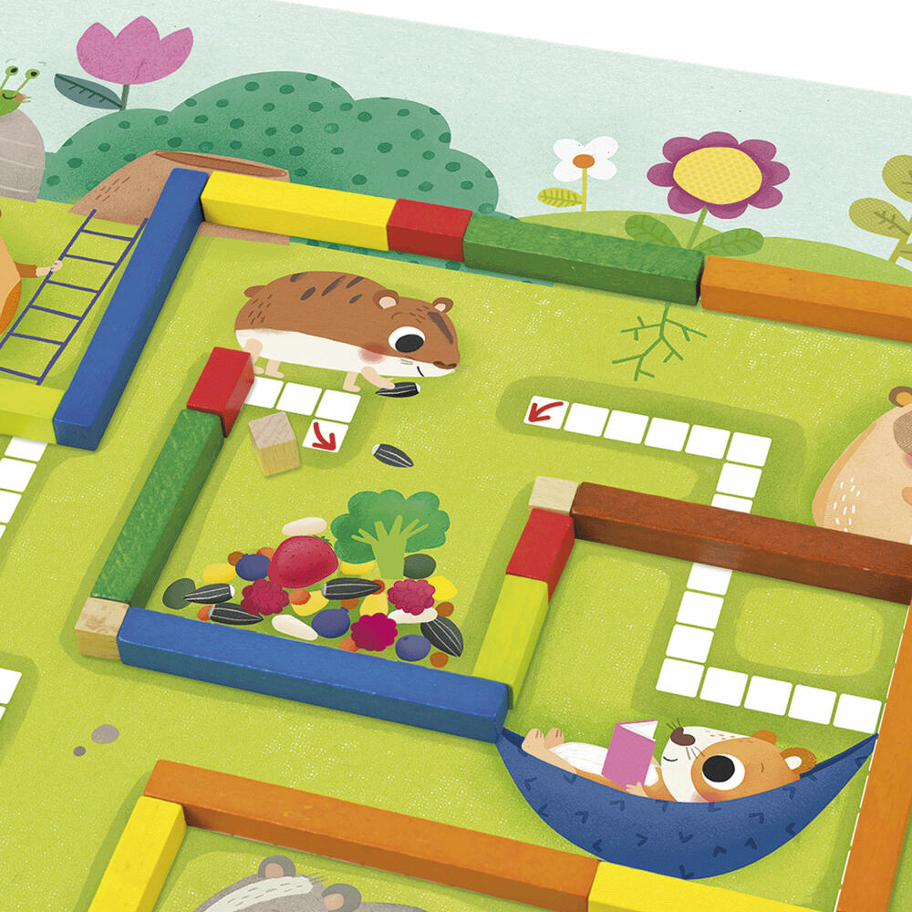Jumbo Spiele GOULA Hamster 1-10, Kinderspiel, Zählen lernen, Kinder Spiel, ab 3 Jahren, 1120100234