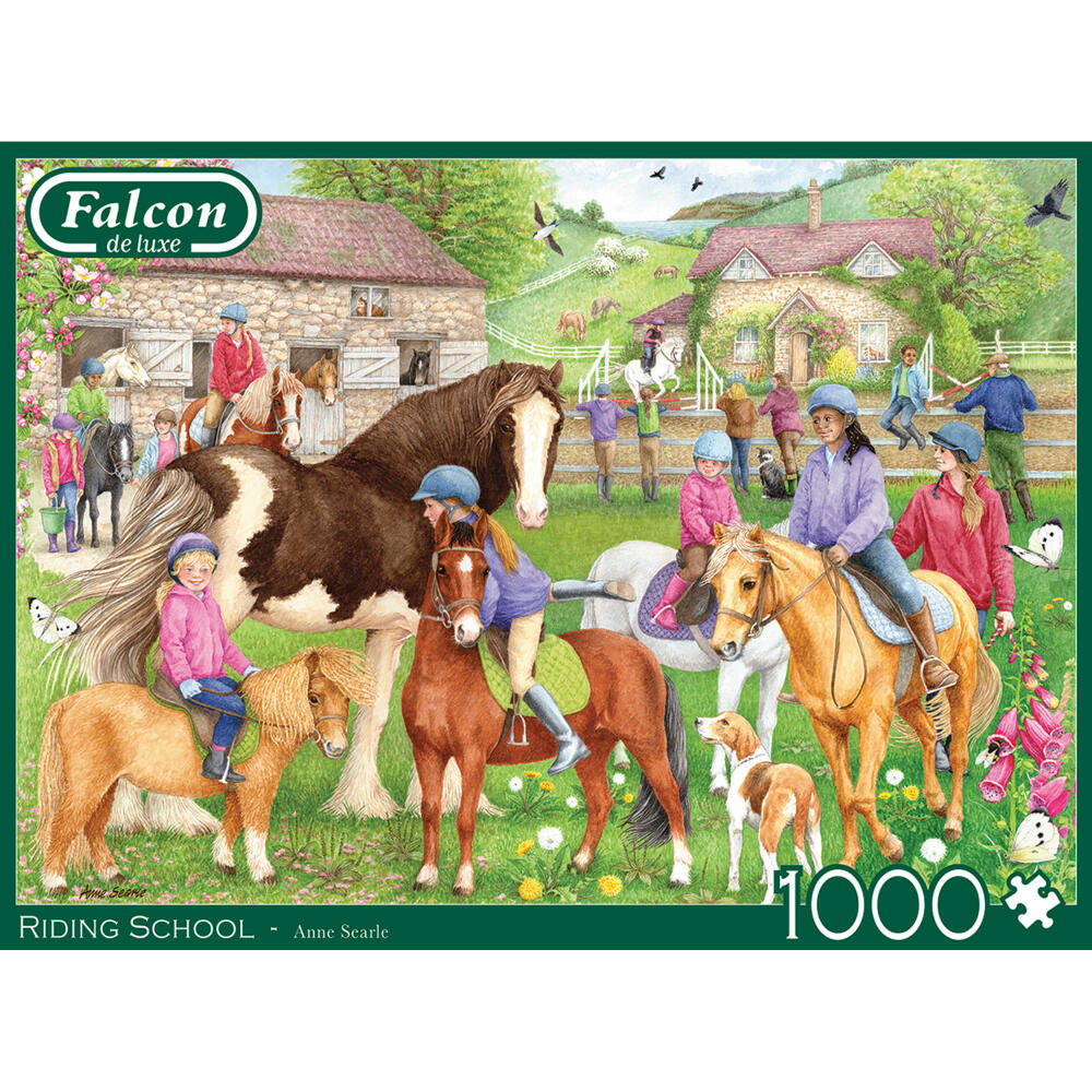 Jumbo Spiele Riding School, Puzzle, Erwachsenenpuzzle, 1000 Teile, 1110500236