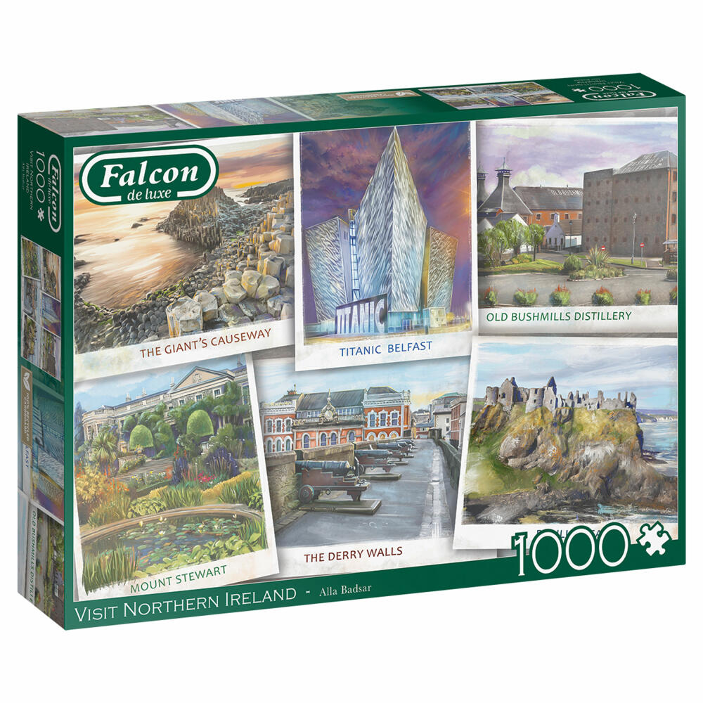 Jumbo Spiele Visit Northern Ireland, Puzzle, Erwachsenenpuzzle, 1000 Teile, 1110500239