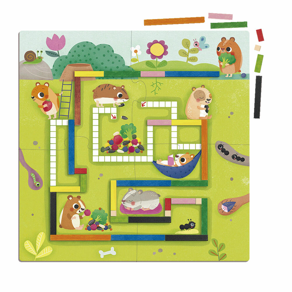 Jumbo Spiele GOULA Hamster 1-10, Kinderspiel, Zählen lernen, Kinder Spiel, ab 3 Jahren, 1120100234