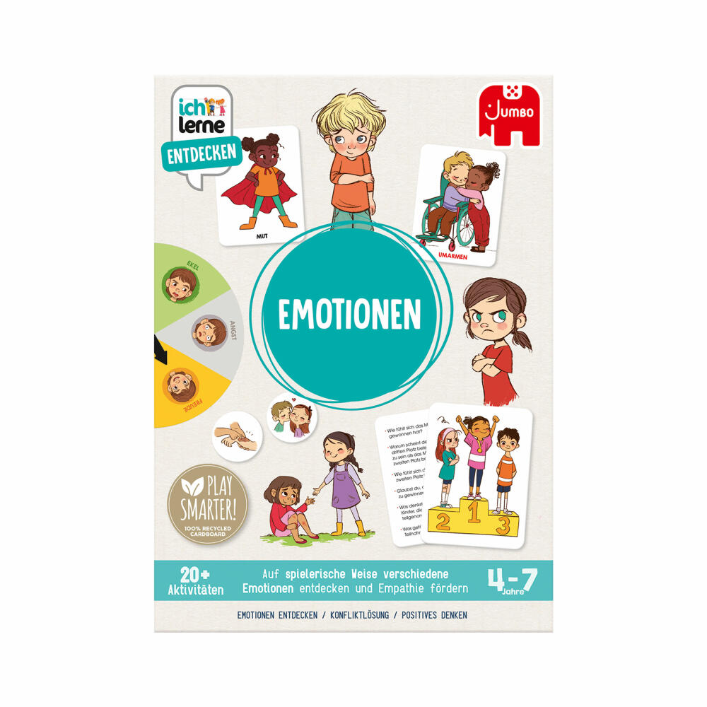 Jumbo Spiele Ich lerne Entdecken - Emotionen, Lernspiel, Kinderspiel, Kinder Spiel, ab 4 Jahren, 1110100048