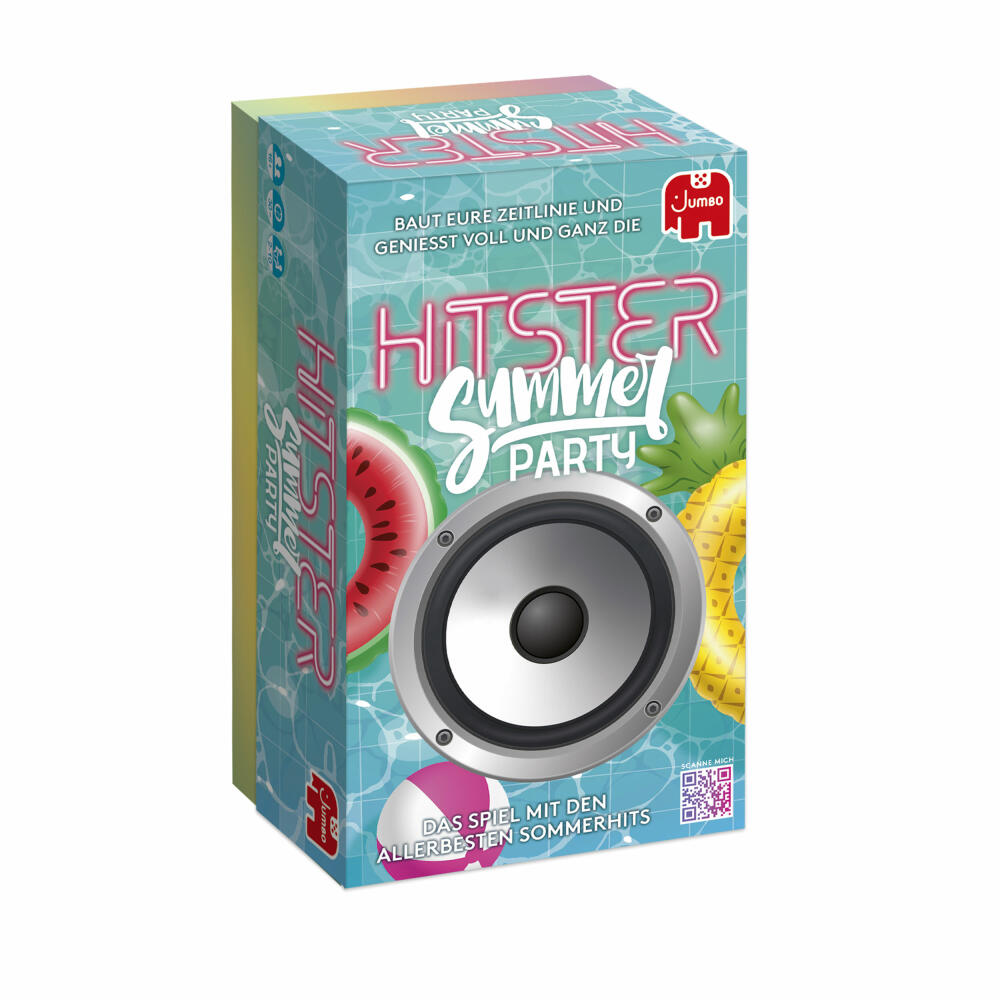 Jumbo Spiele Hitster - Summer Party, Musik Partyspiel, Ratespiel, ab 16 Jahren, 1110100357