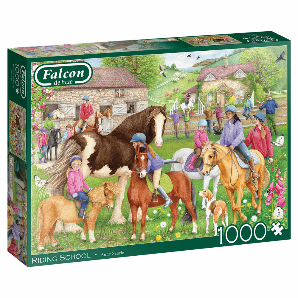 Jumbo Spiele Riding School, Puzzle, Erwachsenenpuzzle, 1000 Teile, 1110500236
