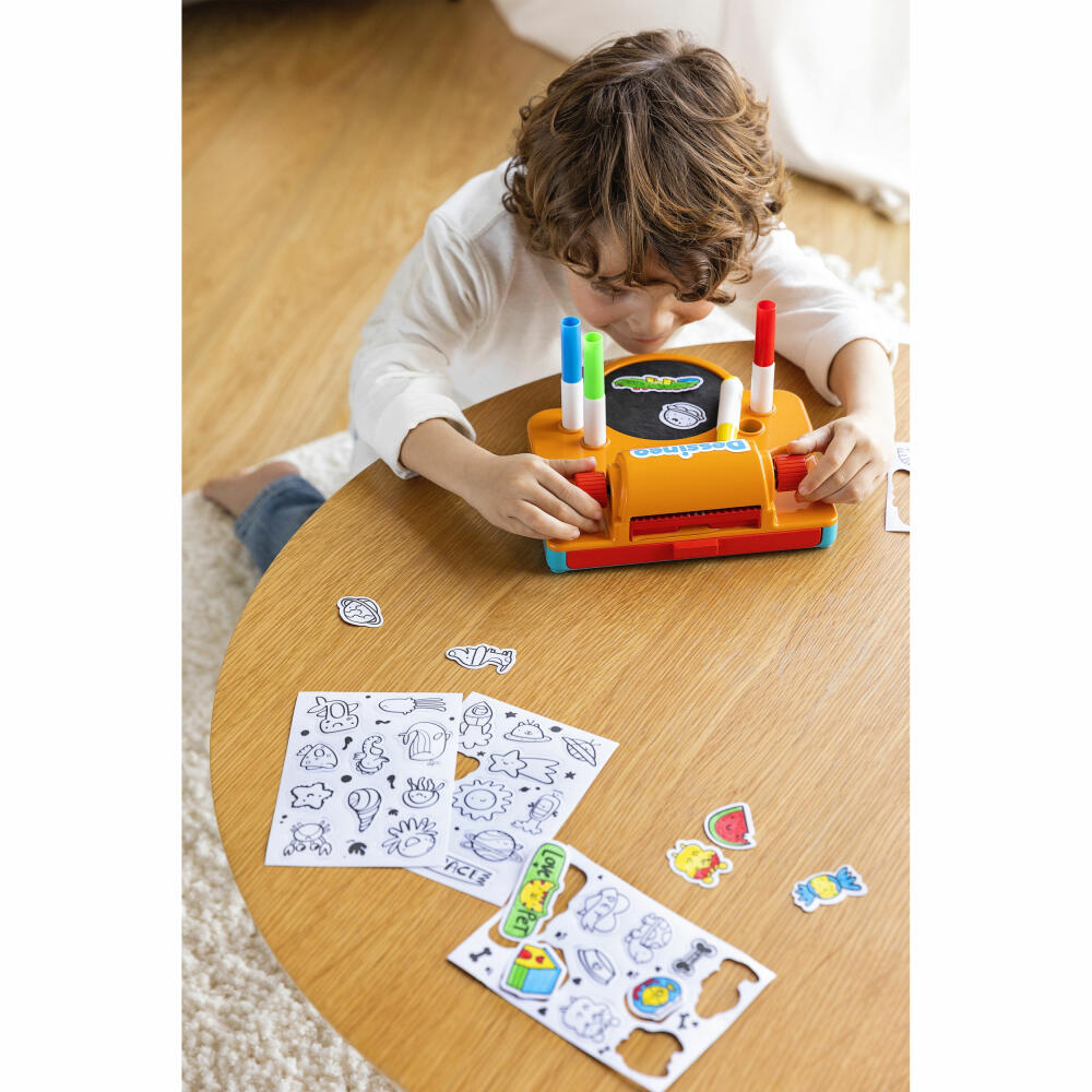 Jumbo Spiele Dessineo Sticker Studio, Kreativset, Aufkleber, DIY, Kinder, ab 4 Jahren, 1110100010