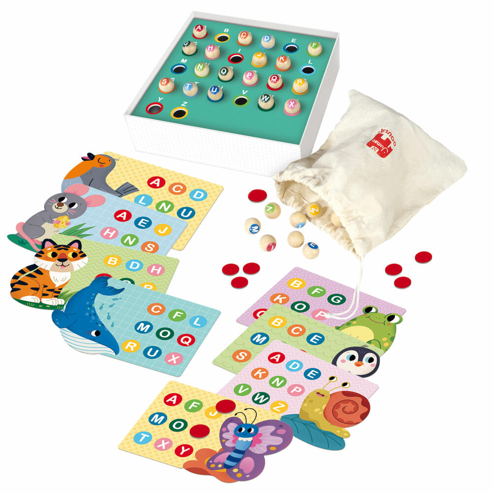 Jumbo Spiele GOULA Alphabet Bingo, Lernspiel, Spiel, Kinder, ab 3 Jahren, 1110100496