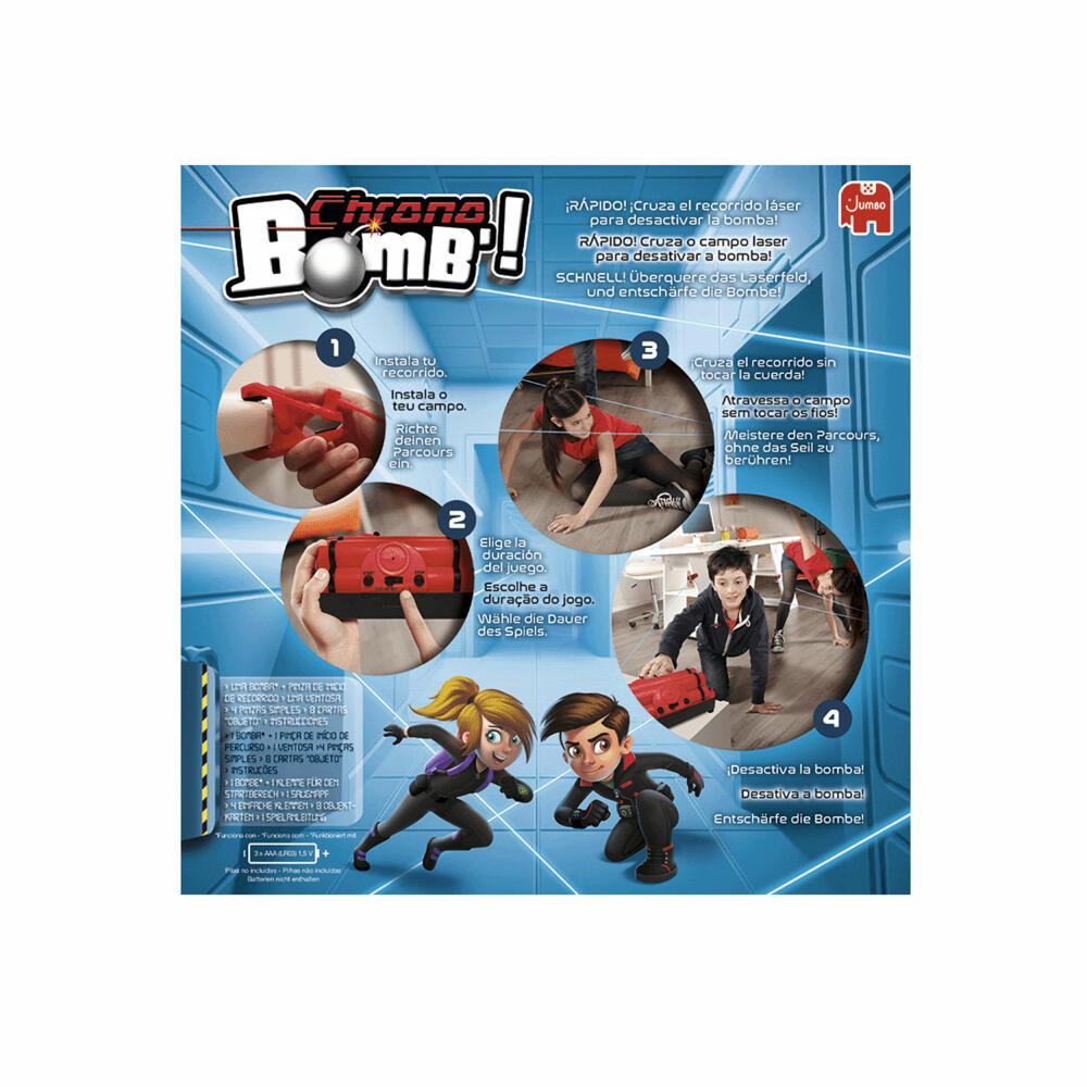 Jumbo Spiele Chrono Bomb 2024, Kinderspiel, Familienspiel, Abenteuerspiel, ab 7 Jahren, 1110100248