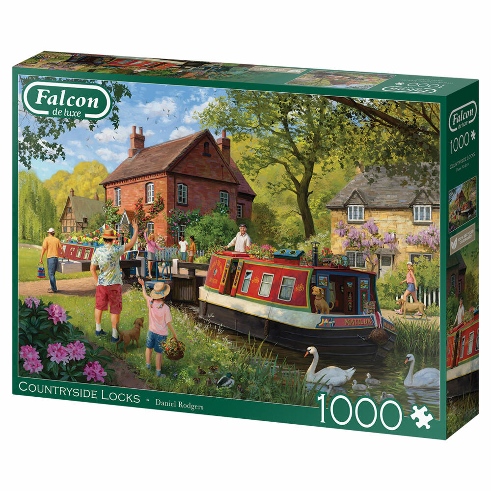 Jumbo Spiele Countryside Locks, Puzzle, Erwachsenenpuzzle, 1000 Teile, 1110500240