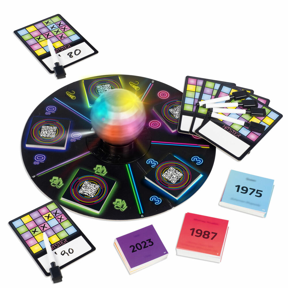 Jumbo Spiele Hitster Bingo, Musik Partyspiel, Ratespiel, Musikspiel, ab 16 Jahren, 1110100383