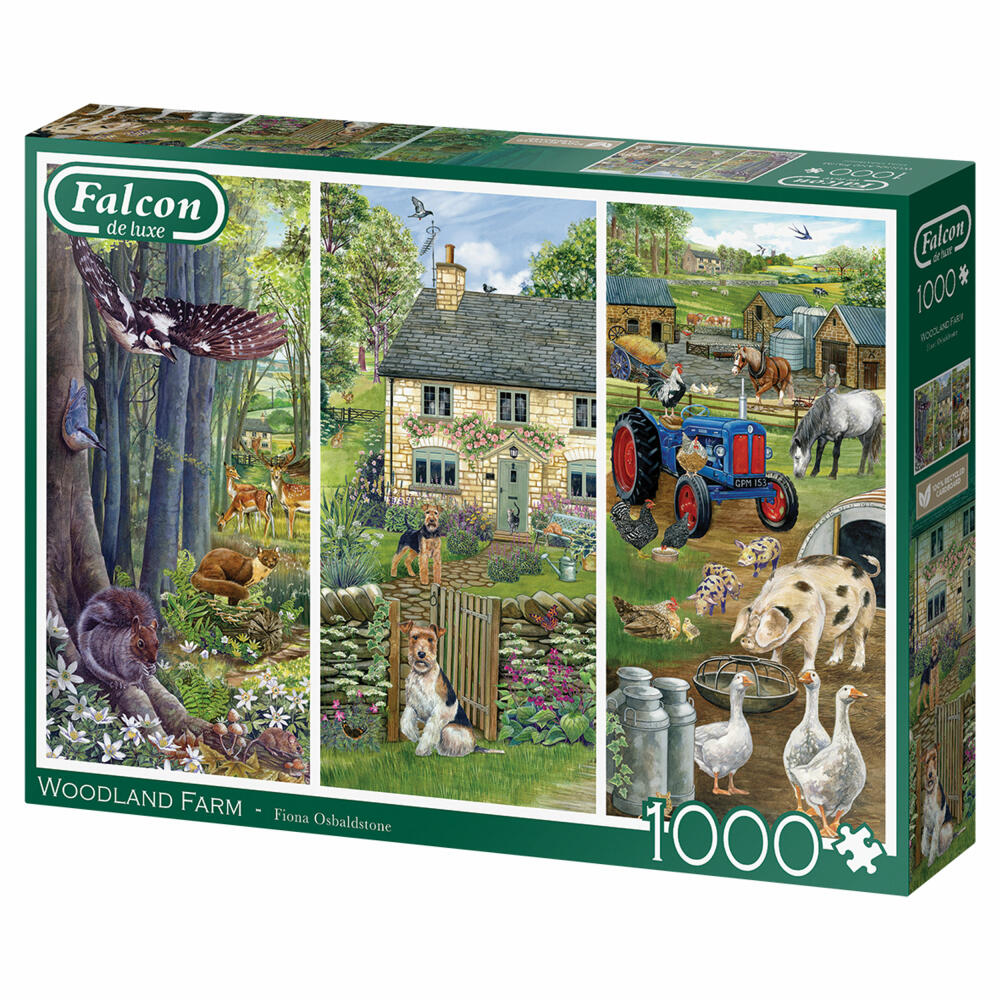 Jumbo Spiele Woodland Farm, Puzzle, Erwachsenenpuzzle, 1000 Teile, 1110500242