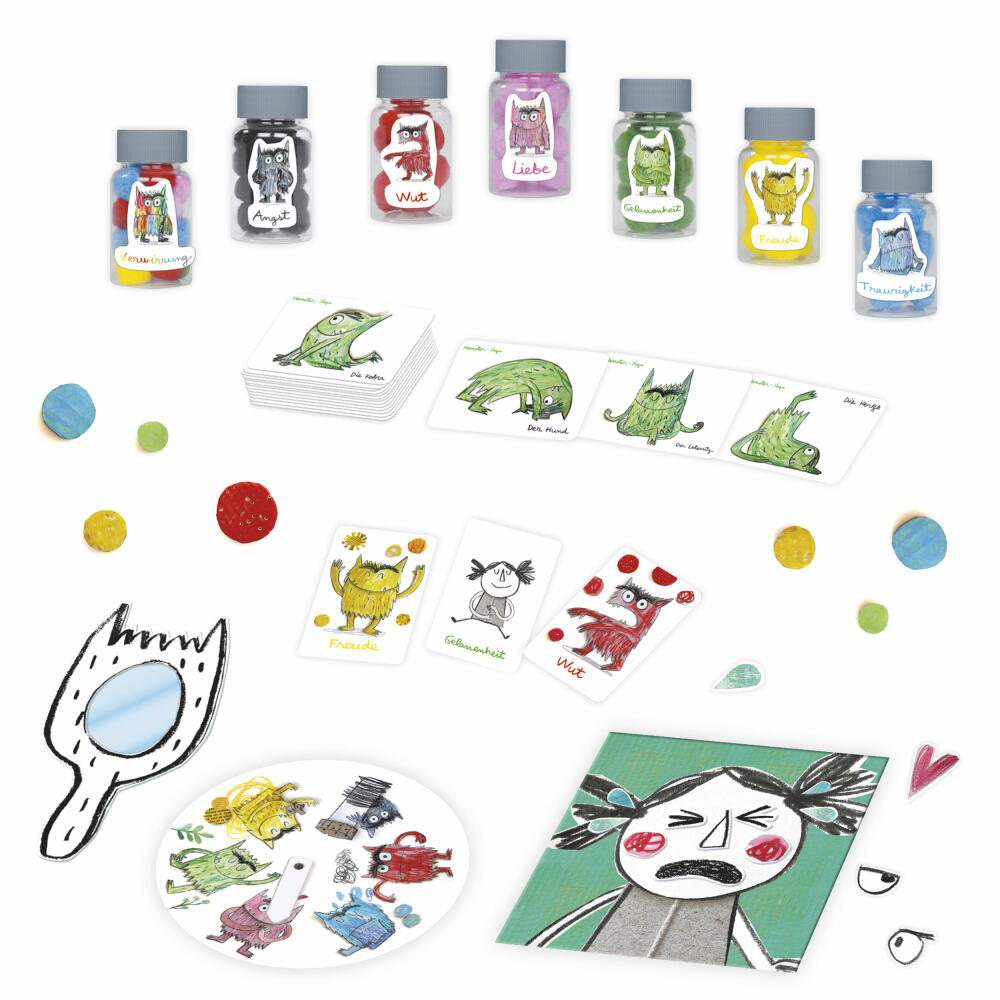 Jumbo Spiele Ich lerne entdecken Das Farbenmonster - Color Monster, Lernspiel, Kinderspiel, ab 3 Jahren, 1110101623