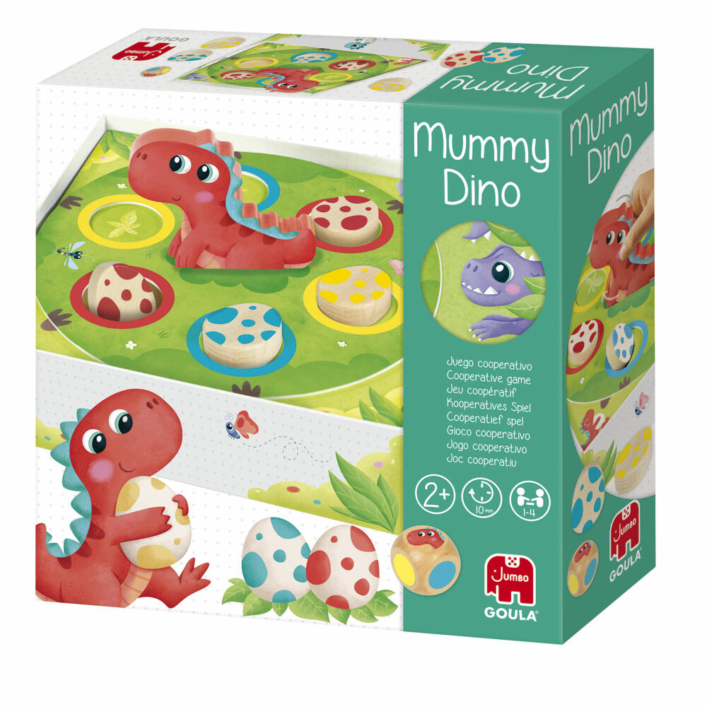 Jumbo Spiele GOULA Dino Mama, Kooperatives Spiel, Kinderspiel, Brettspiel, ab 2 Jahren, 1110100495