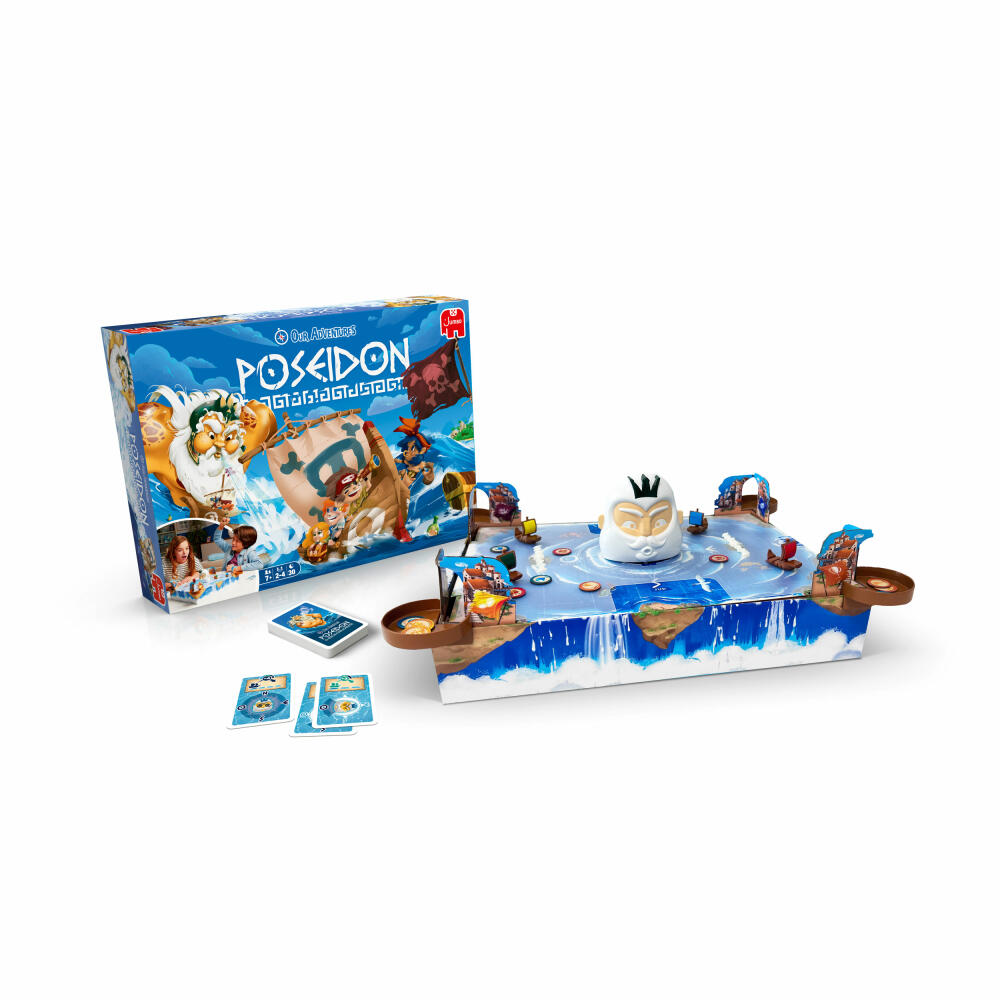 Jumbo Spiele Poseidon, Familienspiel, Brettspiel, Gesellschaftsspiel, ab 7 Jahren, 1110300251