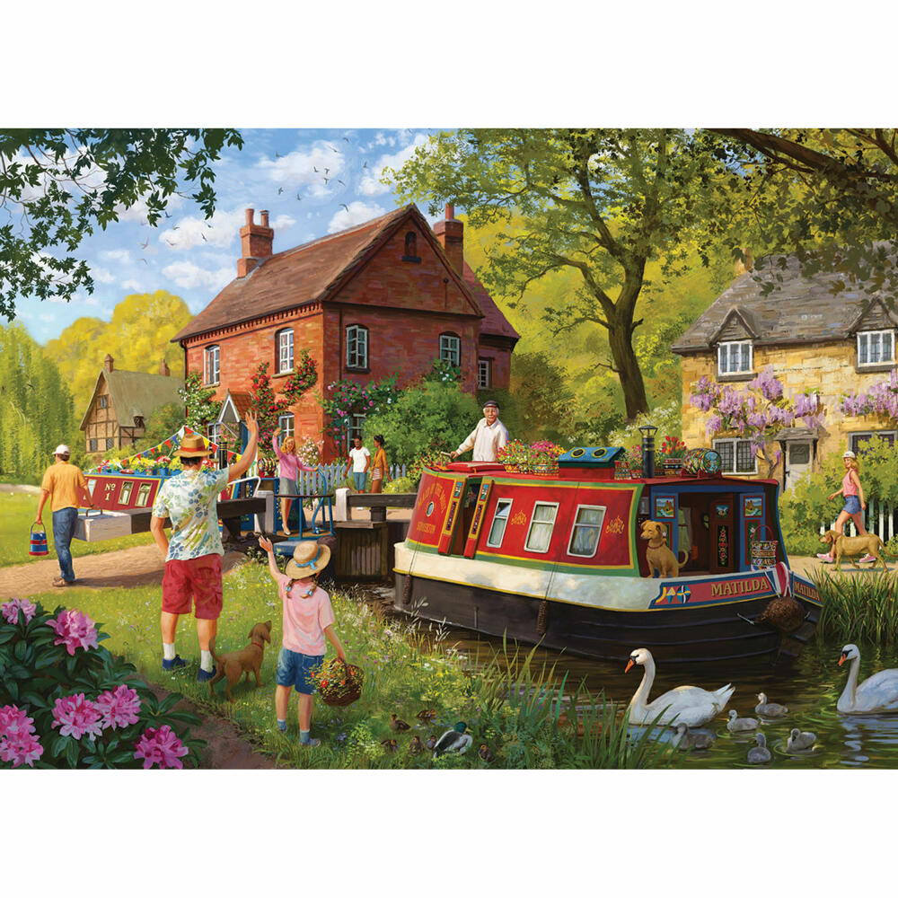 Jumbo Spiele Countryside Locks, Puzzle, Erwachsenenpuzzle, 1000 Teile, 1110500240