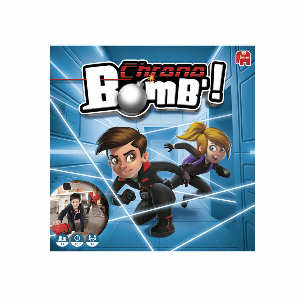 Jumbo Spiele Chrono Bomb 2024, Kinderspiel, Familienspiel, Abenteuerspiel, ab 7 Jahren, 1110100248