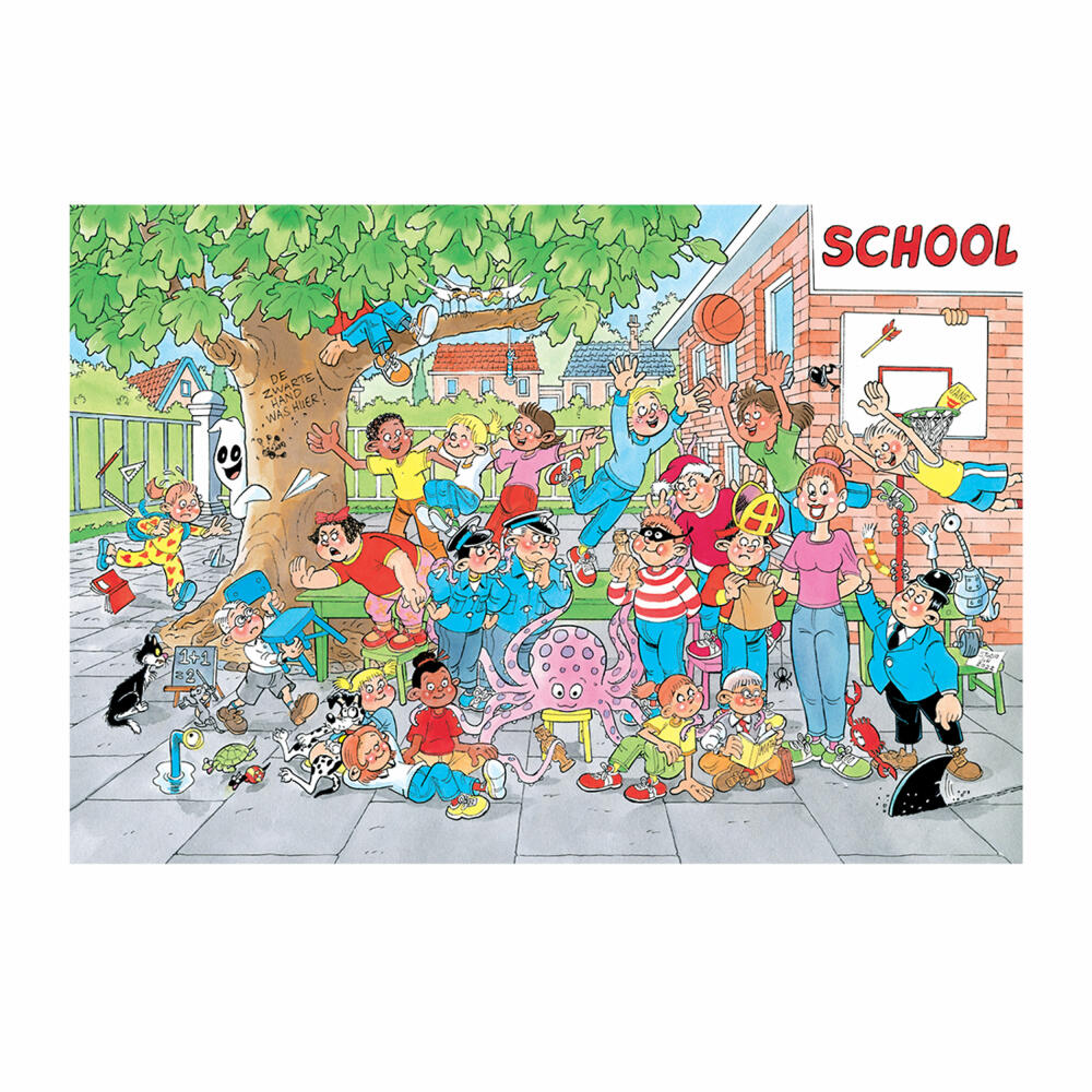 Jumbo Spiele Jan van Haasteren Junior Das Klassenfoto, Comic Puzzle, Kinderpuzzle, 360 Teile, 1110100036