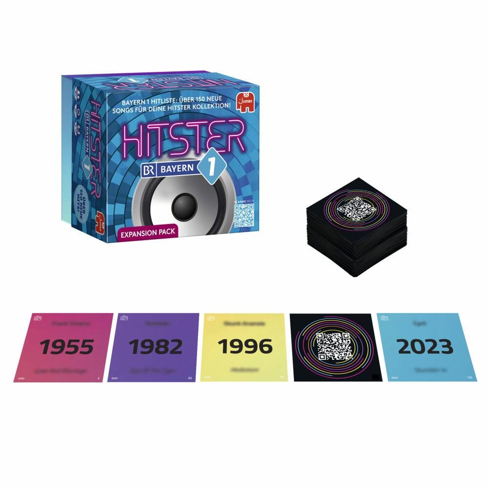 Jumbo Spiele Hitster Bayern 1, Erweiterung, Ergänzung, Musikspiel, Musik Spiel, ab 16 Jahren, 1110100472