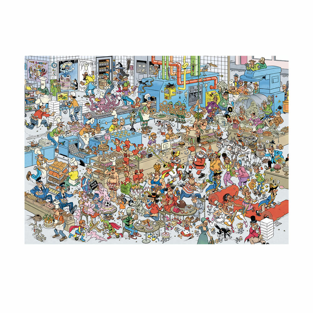 Jumbo Spiele Jan van Haasteren Die Bäckerei, Comic Puzzle, Erwachsenenpuzzle, 2000 Teile, 1110100311