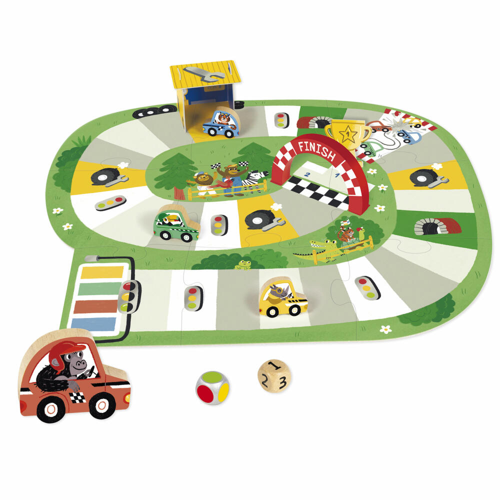 Jumbo Spiele GOULA Erstes Rennen, Kinderspiel, Brettspiel, Kinder Spiel, ab 3 Jahren, 1110700210