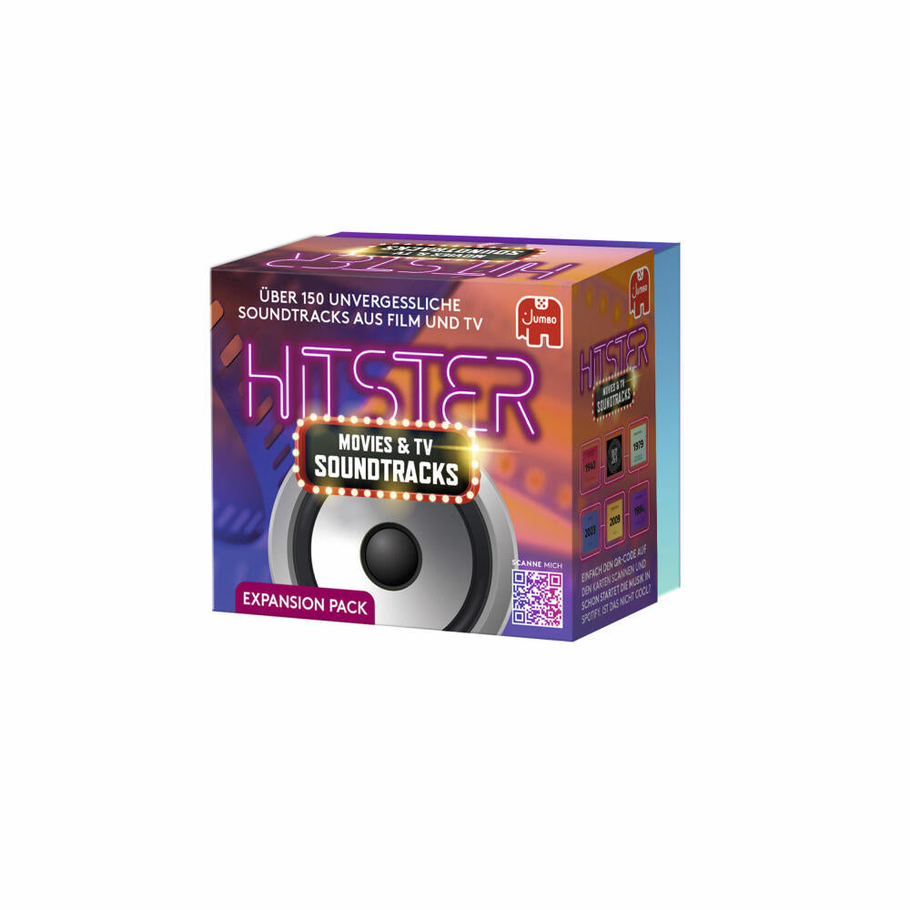 Jumbo Spiele Hitster Soundtracks, Erweiterung, Ergänzung, Musikspiel, Musik Spiel, ab 16 Jahren, 1110100469