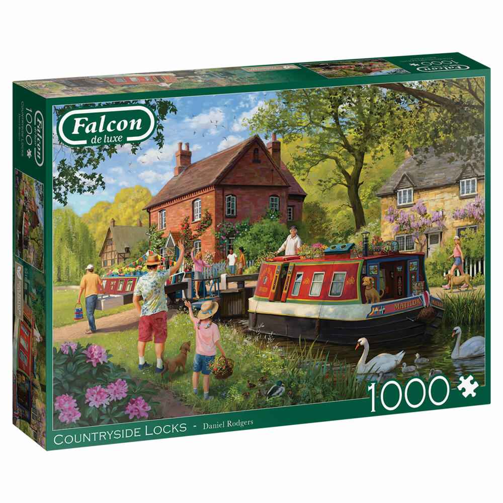 Jumbo Spiele Countryside Locks, Puzzle, Erwachsenenpuzzle, 1000 Teile, 1110500240