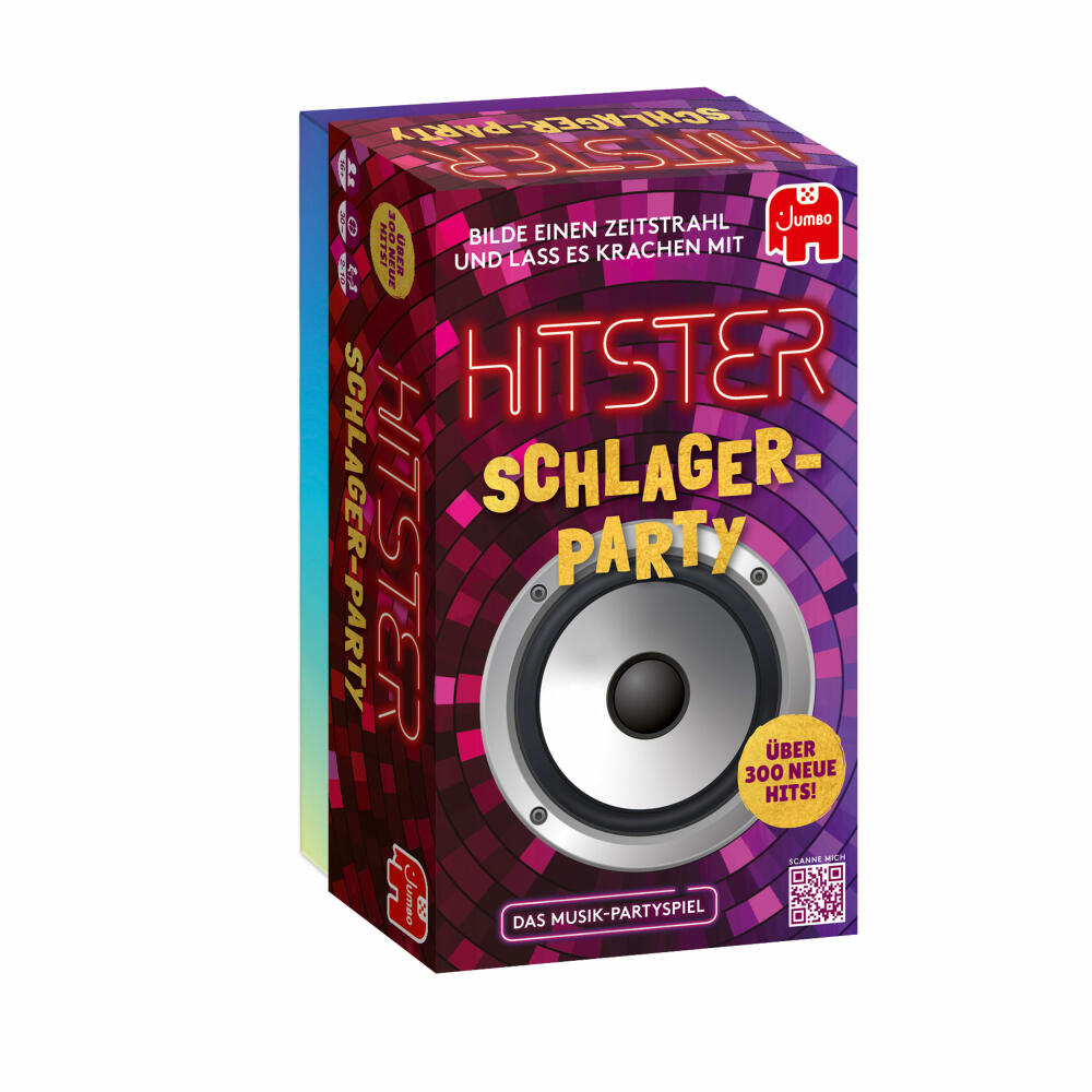 Jumbo Spiele Hitster - Schlager Party, Musik Partyspiel, Ratespiel, ab 16 Jahren, 19955