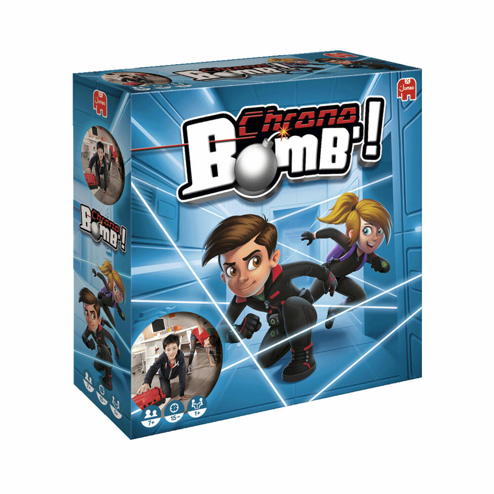 Jumbo Spiele Chrono Bomb 2024, Kinderspiel, Familienspiel, Abenteuerspiel, ab 7 Jahren, 1110100248