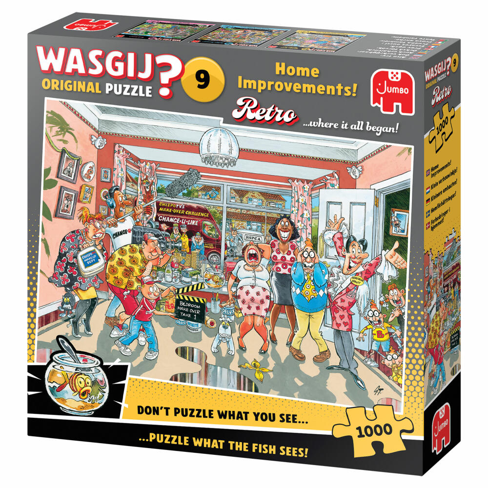Jumbo Spiele Wasgij Retro Original 9 Reine Geschmackssache, Puzzle, Erwachsenenpuzzle, 1000 Teile, 1110100502