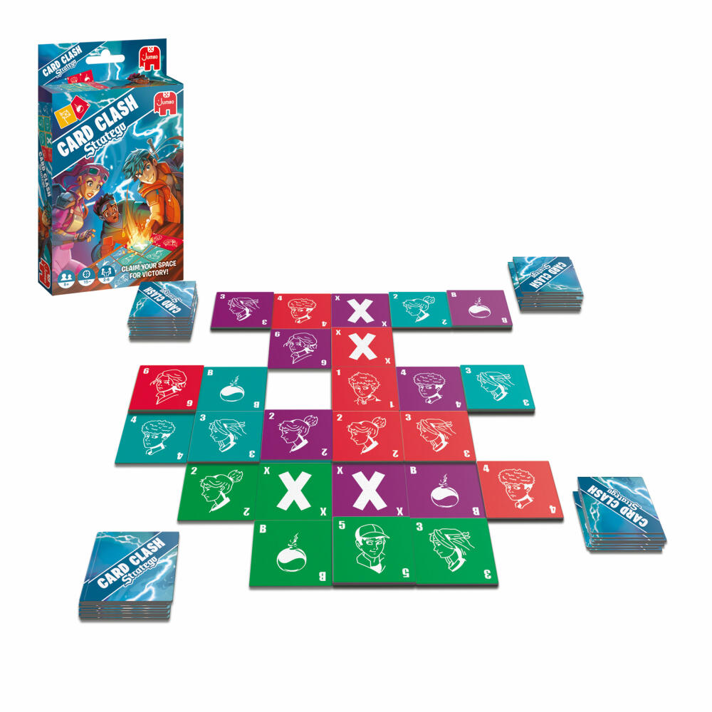 Jumbo Spiele Stratego Card Clash, Kartenspiel, Gesellschaftsspiel, Spiel, ab 8 Jahren, 1110100466