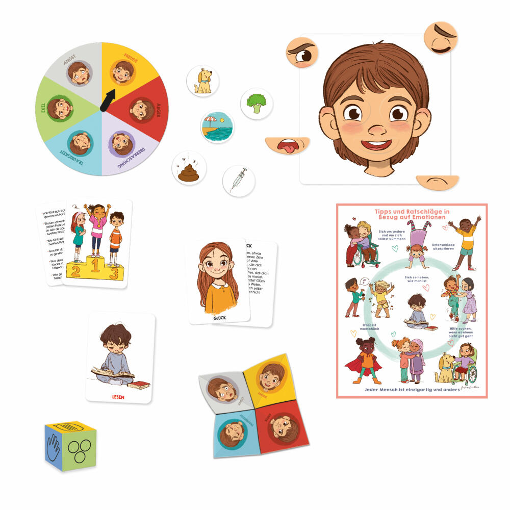 Jumbo Spiele Ich lerne Entdecken - Emotionen, Lernspiel, Kinderspiel, Kinder Spiel, ab 4 Jahren, 1110100048