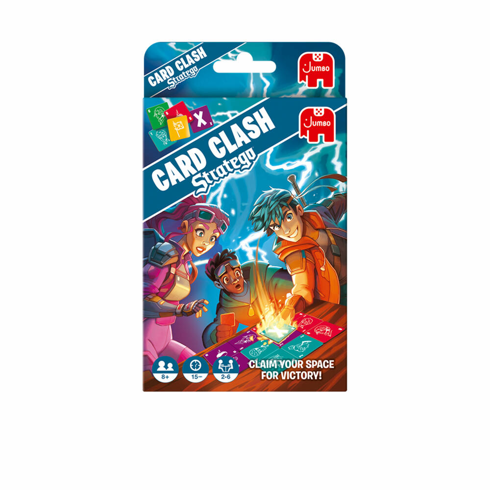 Jumbo Spiele Stratego Card Clash, Kartenspiel, Gesellschaftsspiel, Spiel, ab 8 Jahren, 1110100466