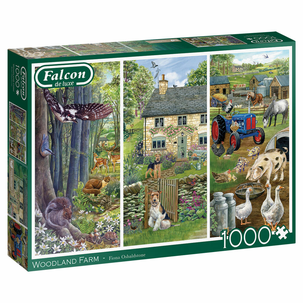 Jumbo Spiele Woodland Farm, Puzzle, Erwachsenenpuzzle, 1000 Teile, 1110500242