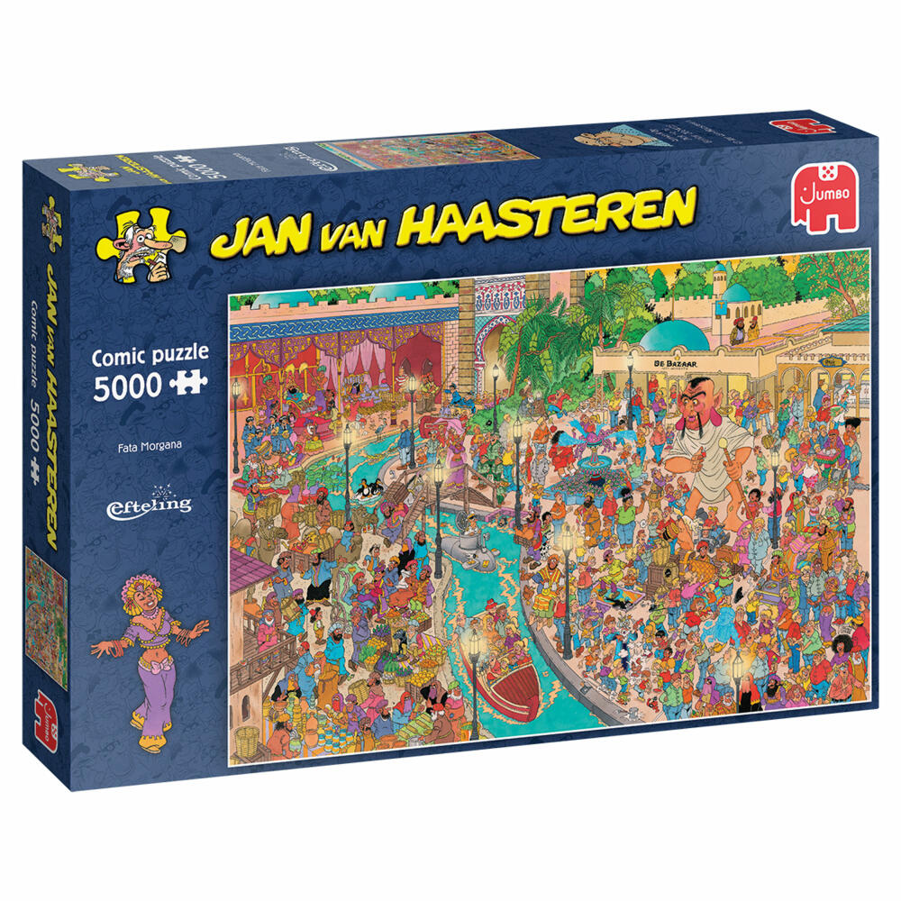 Jumbo Spiele Jan van Haasteren Efteling Fata Morgana, Comic Puzzle, Erwachsenenpuzzle, 5000 Teile, 1110100313