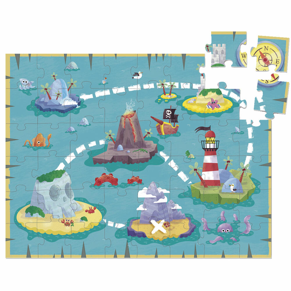 Jumbo Spiele GOULA XXL Puzzle Pirates, Kinderpuzzle, Kinder, 48 Teile, ab 4 Jahren, 1110700209