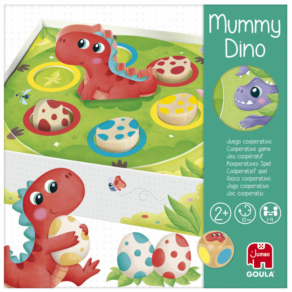 Jumbo Spiele GOULA Dino Mama, Kooperatives Spiel, Kinderspiel, Brettspiel, ab 2 Jahren, 1110100495