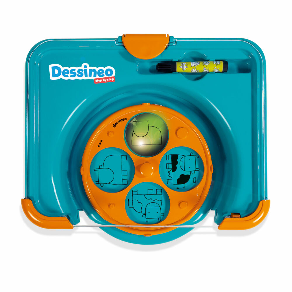 Jumbo Spiele Dessineo - Zeichenstudio, Kreativset, Zeichenvorlagen, Zeichnen, ab 4 Jahren, 1110100344