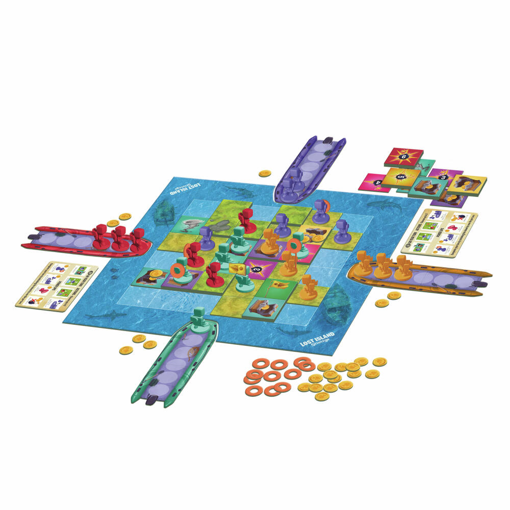 Jumbo Spiele Stratego - Lost Island, Strategiespiel, Brettspiel, Gesellschaftsspiel, ab 8 Jahren, 55237