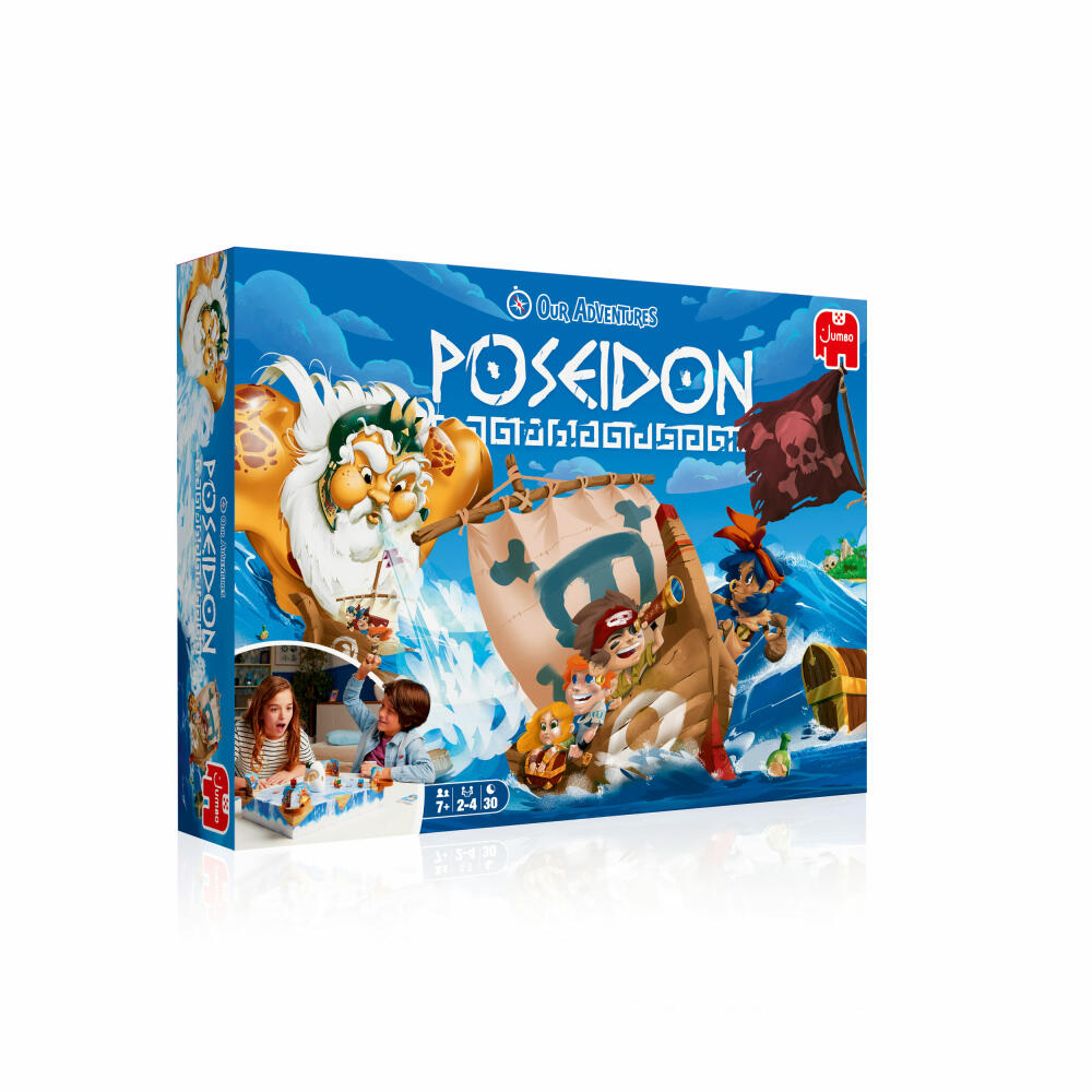 Jumbo Spiele Poseidon, Familienspiel, Brettspiel, Gesellschaftsspiel, ab 7 Jahren, 1110300251